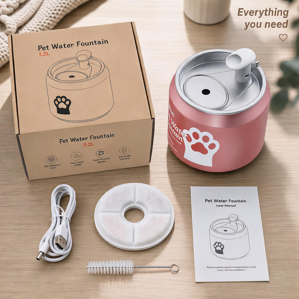 Hi kind Pet Water Fountain-Pink
