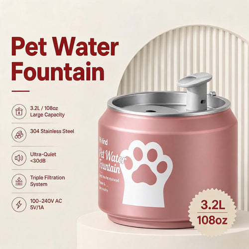 Hi kind Pet Water Fountain-Purple
