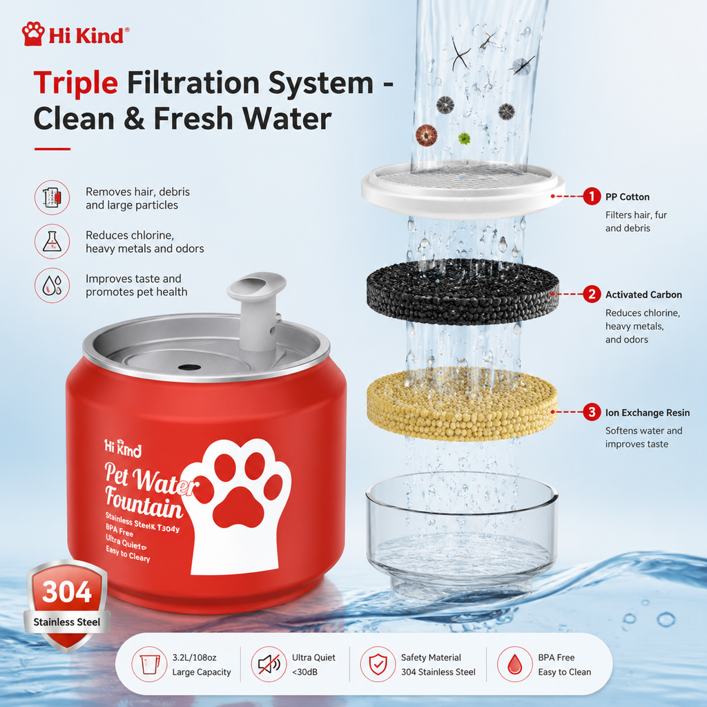 Hi kind Pet Water Fountain
