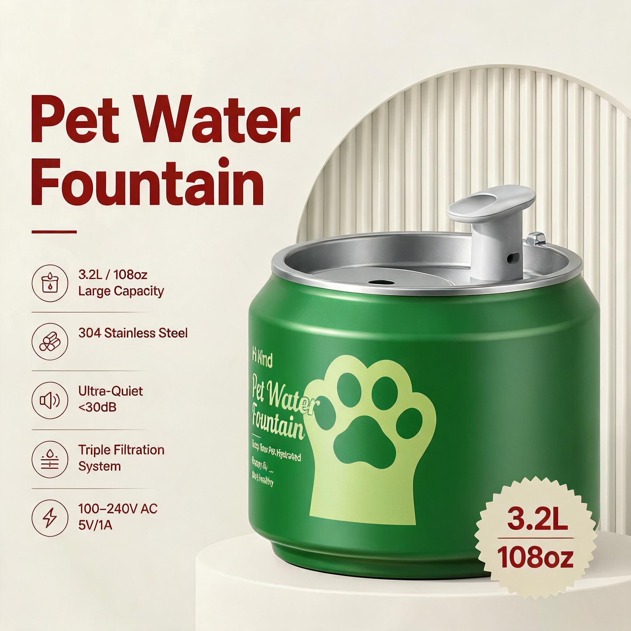Hi kind Pet Water Fountain