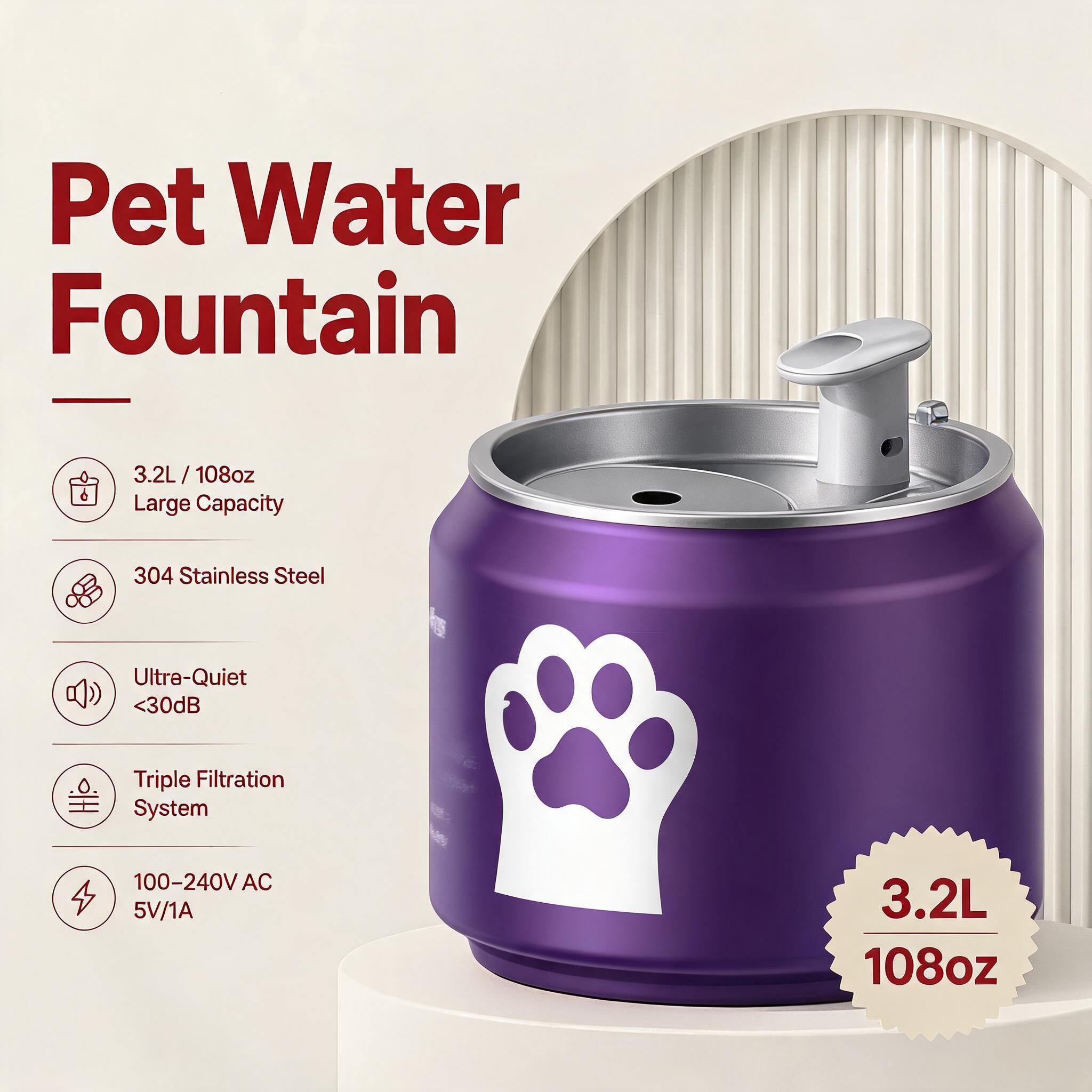 Hi kind Pet Water Fountain