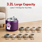 Hi kind Pet Water Fountain-Purple