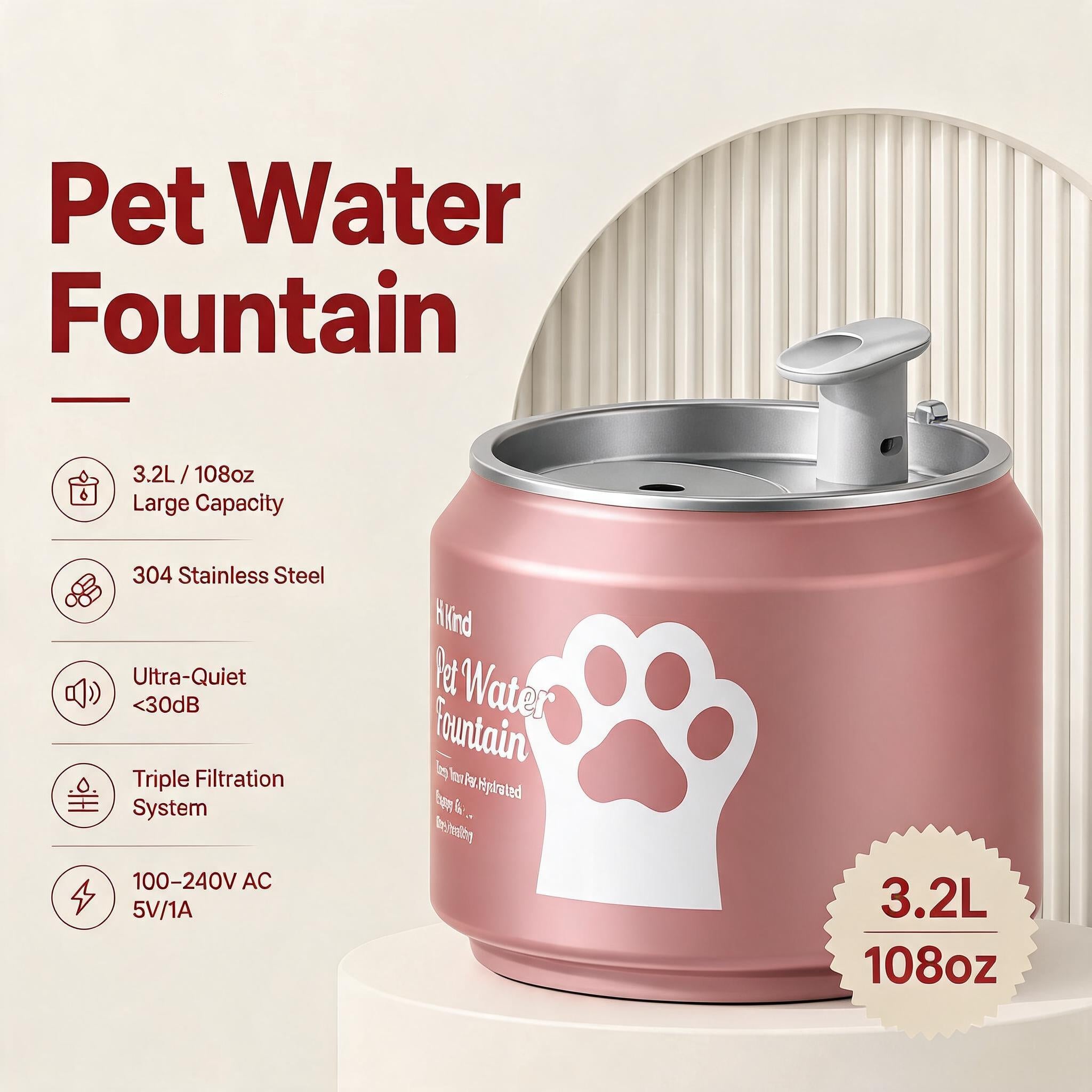 Hi kind Pet Water Fountain